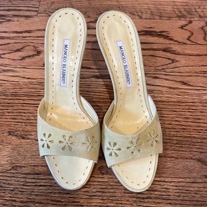 Manolo Blahnik Chartreuse Heela